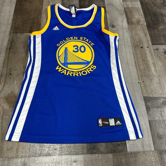 Stephen Curry #30 Golden State Warriors Adidas NBA 4her Jersey Womens Size MEd M - Picture 1 of 10